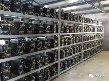 An expansive mining farm hosting various rigs, optimized for BTC and ETH mining efficiency